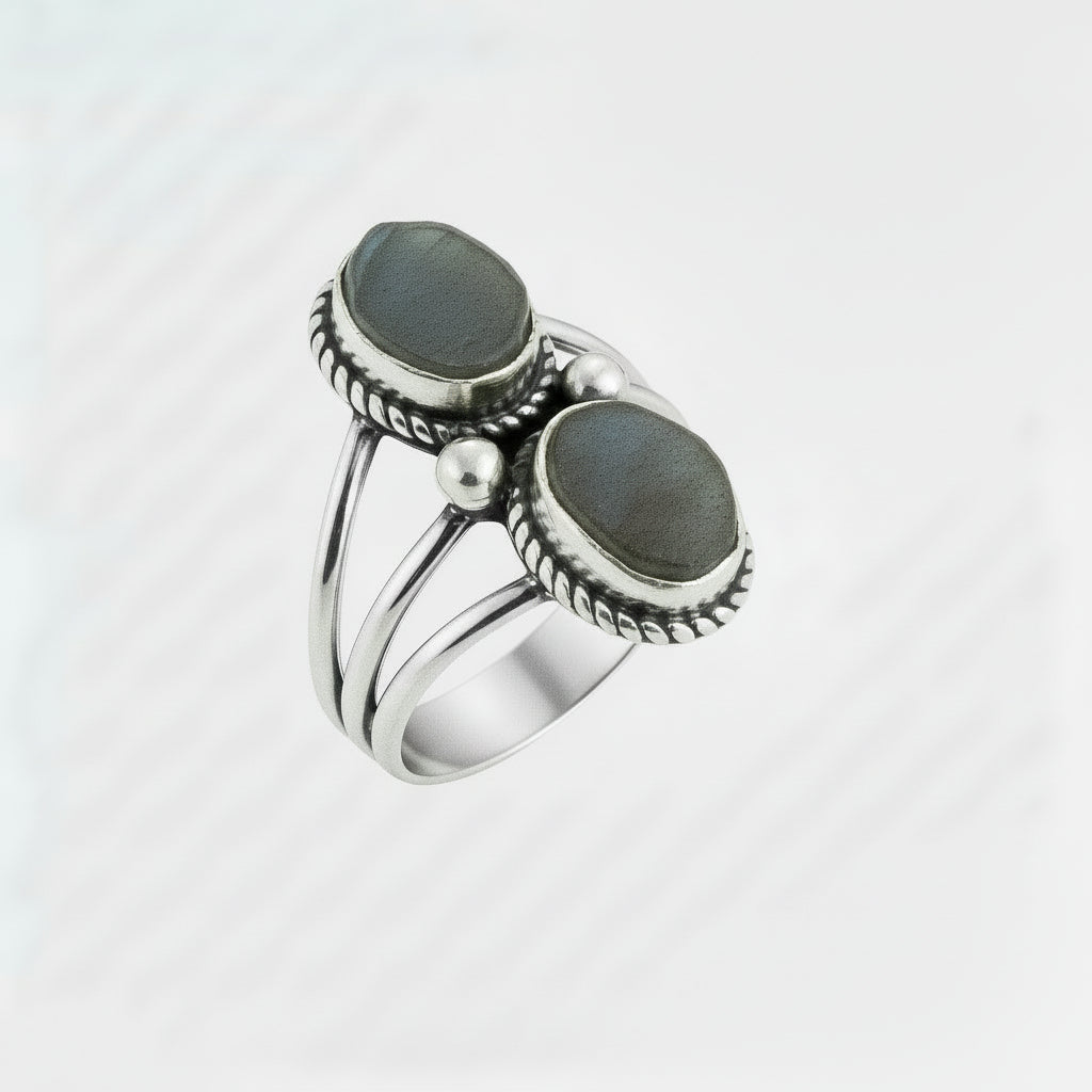 Double Stone Ring