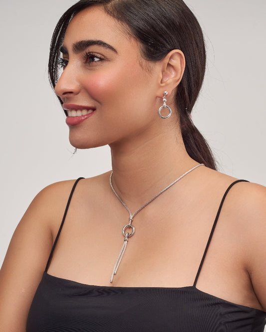 Dangling Circle Earrings