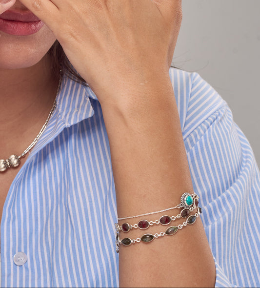 Flower Stone Bracelet