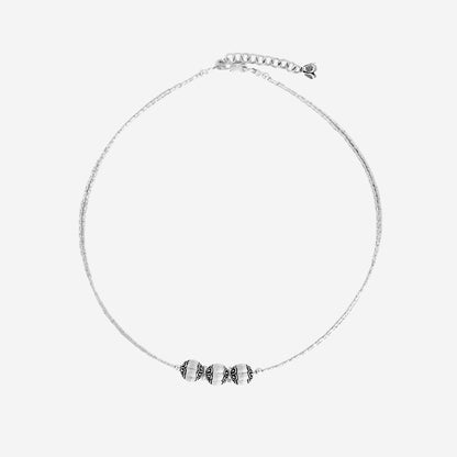 Mate Bead Floral Necklace