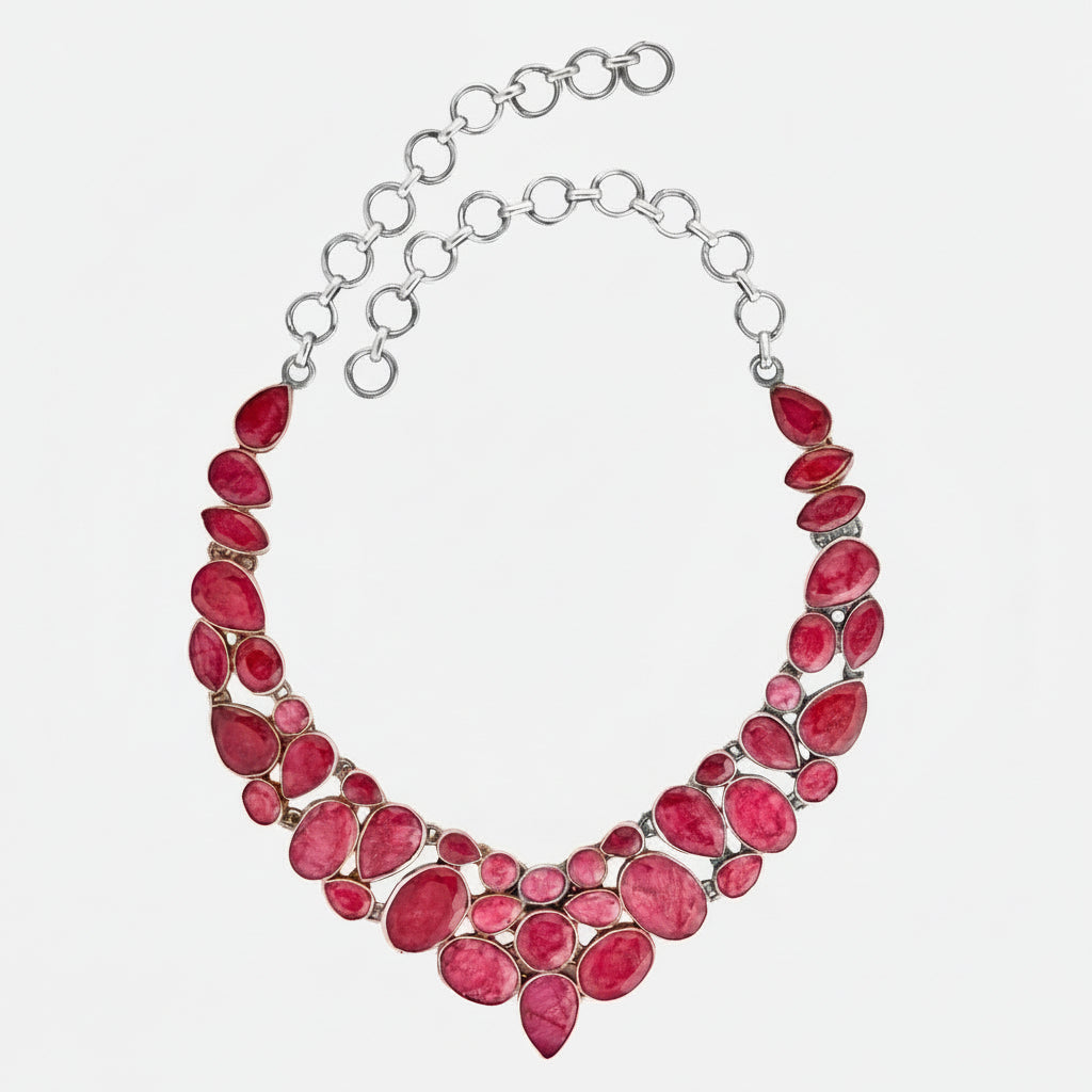 Ruby Statement Necklace