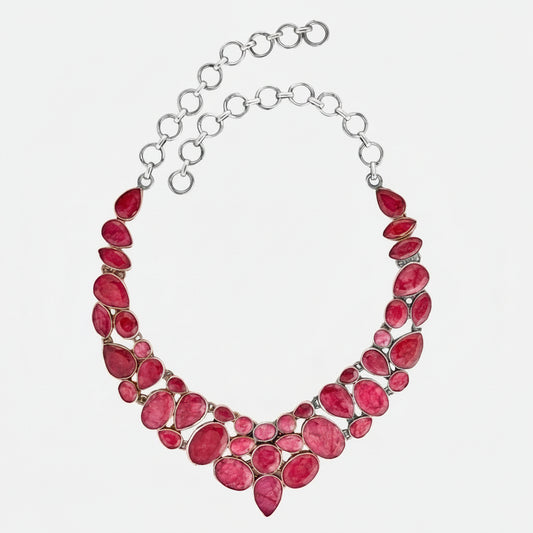 Ruby Statement Necklace