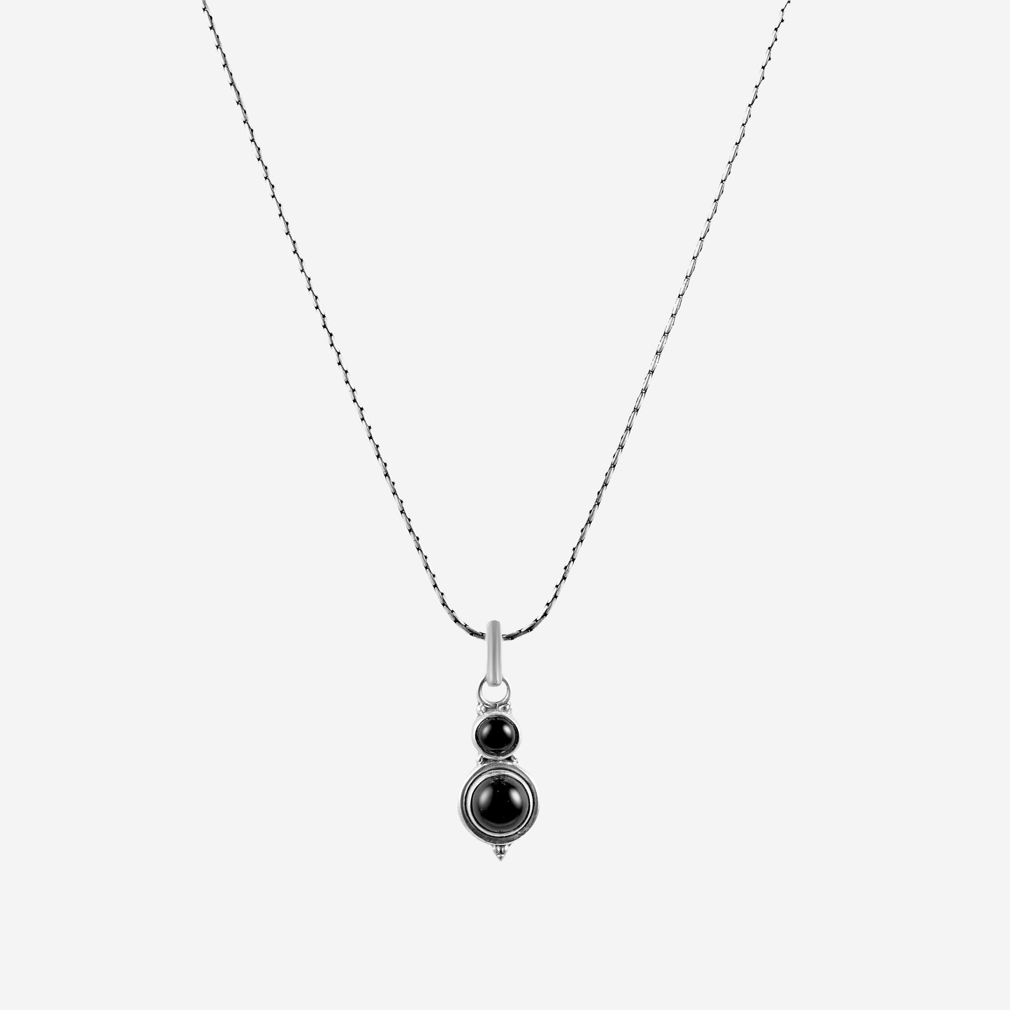 Double Stone Pendant