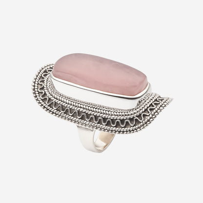 Large Rectangle Stone Ring