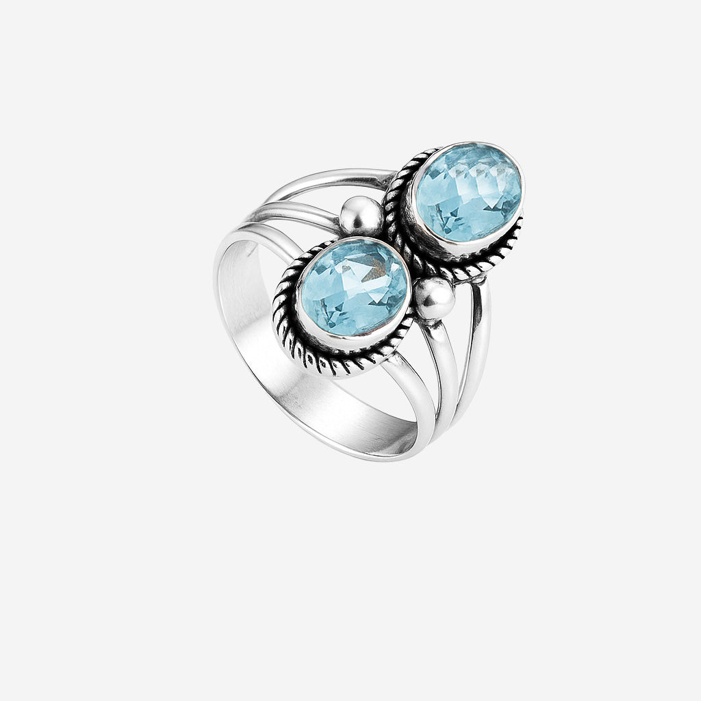 Double Stone Ring