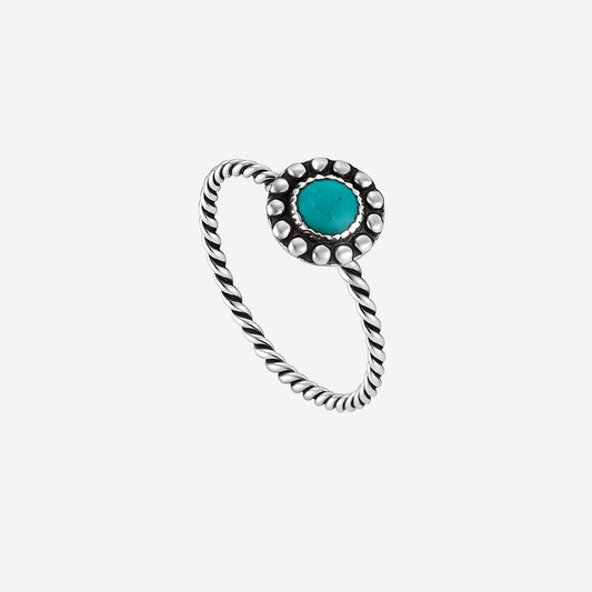 Turquoise Flower Ring