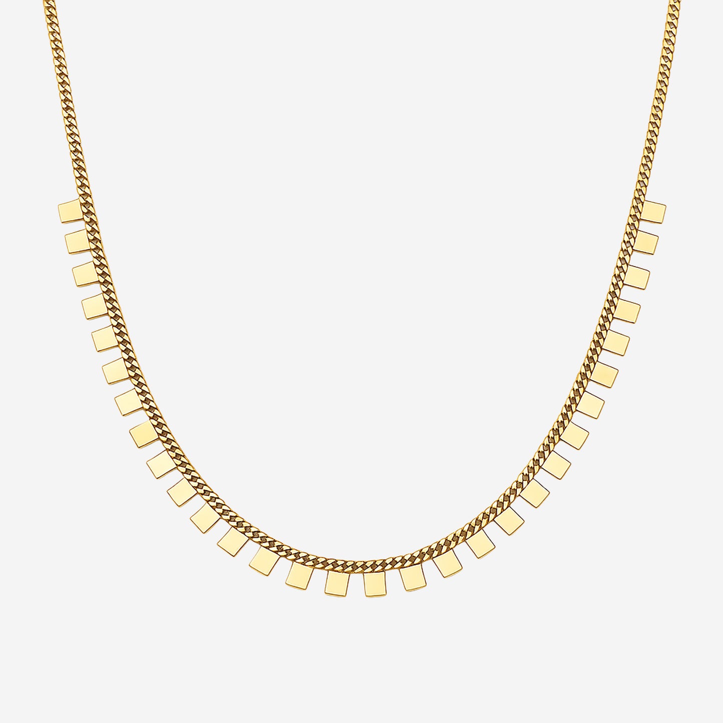 Dangling Squares Necklace