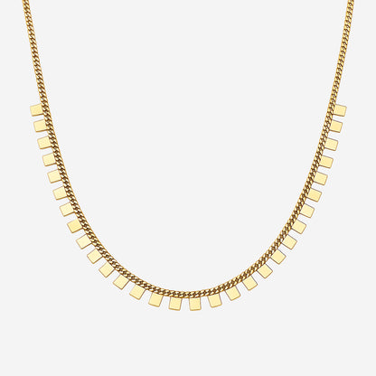 Dangling Squares Necklace