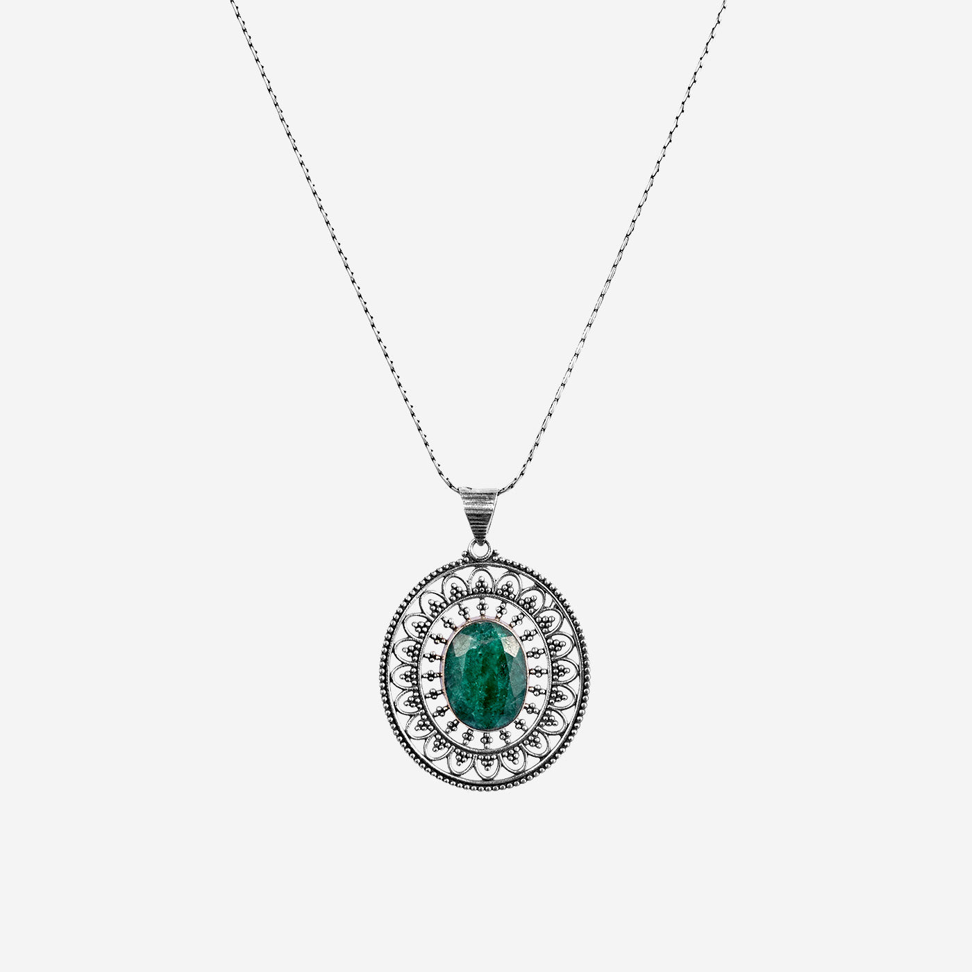 Mandala Stone Pendant