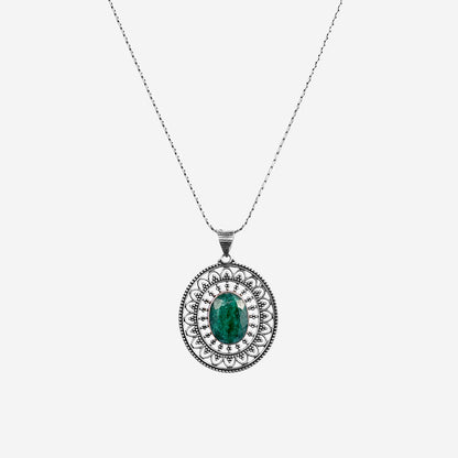 Mandala Stone Pendant