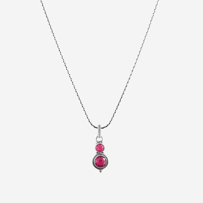 Double Stone Pendant