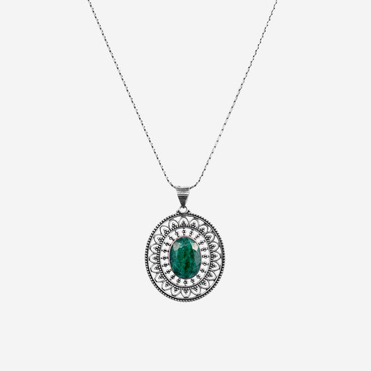 Mandala Stone Pendant