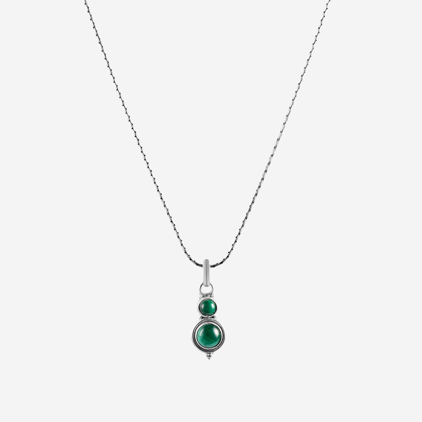 Double Stone Pendant