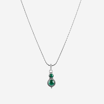 Double Stone Pendant