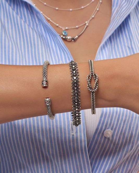 Twisted Knot Bangle