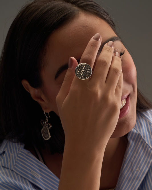 Woven Round Ring
