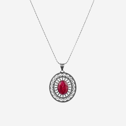 Mandala Stone Pendant