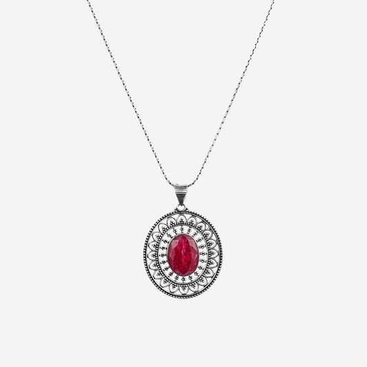 Mandala Stone Pendant