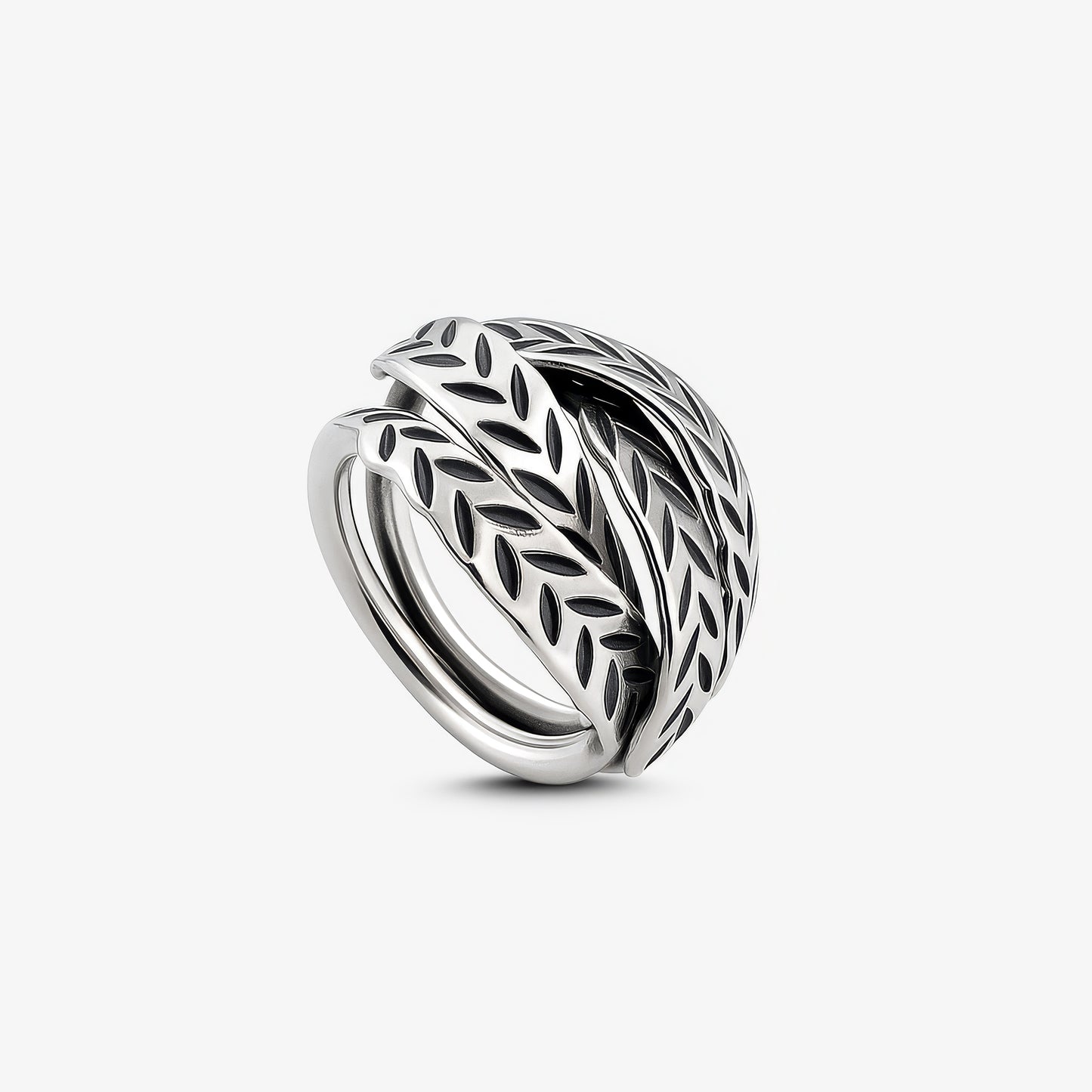 Leaf Engraved Ring